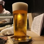 第三春美鮨 - 生ビール