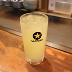 京都 下町のお好み焼き 昌・べた焼きの専門店 - シークワーサーチューハイ