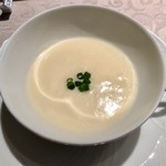 銀座 ひらやま - 2019.1.  京都産 聖護院かぶのクリームスープ