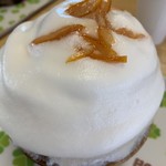 雪みるく - ゆずスパークリングエスプーマ   ハーフ550円