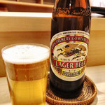 日本橋蛎殻町 すぎた - キリンラガービール