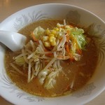 白神飯店 - スープは少ないけど美味しい味噌らーめん