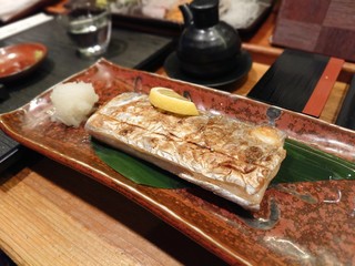 寿司処　初川 - 太刀魚の塩焼き