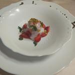 リストランテ ラ・バリック トウキョウ - あまおうのデザート