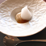 Dining chez TAIRA - 白い泡は、バジルホイップ。びっくり