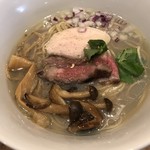 中華そば 先﨑 - 牡蠣と紀奥山椒そば