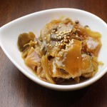 担担麺 胡 - 自家製ザーサイ