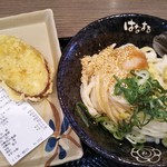 はなまるうどん - おろししょうゆ(中)300円といも天