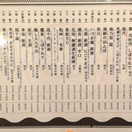 日本酒バル YODARE - 今日の日本酒1