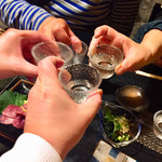 炭火焼鳥あずま - カンパ～イ！