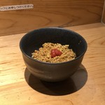 むぎとオリーブ - チキンドライカーレー飯（200円）