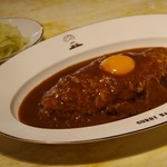 カレー番長 - 番長カレー卵トッピング