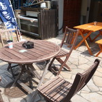 ルアナ カフェ - イートインはテラス席のみ