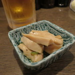 居酒屋　かみがしま - お通しの「メンマ」155円(2019年3月)