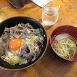 Shubou Tomarigi - 【ランチ】 牛すき丼とそうめん食べ放題　\880
