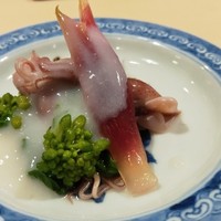 実伶 - ホタルイカと菜の花　白子和え