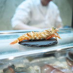 寿司栄 - ガス海老