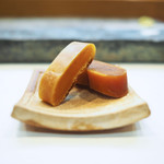 寿司栄 - からすみの２種