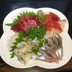 呑処・海鮮焼 たわら - お刺身盛り合わせ