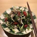 旬菜 おぐら家 - 春野菜と大山鶏サラダ仕立て