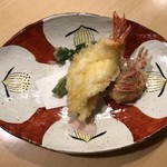 旬菜 おぐら家 - 足赤海老天ぷら