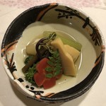 旬菜 おぐら家 - 筍と春野菜炊き合わせ