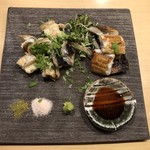 旬菜 おぐら家 - 鳴門青鰻の白焼き・醤油焼き