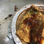 源亀 - とんぺい焼き 半分食べちゃった(^^;;