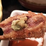 かつ饗 - 牛かつアップ