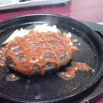 清流館 - ハンバーグ定食メイン