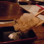 味とく家 - 牡蠣の天ぷらどうぞ～