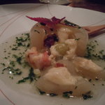 味とく家 - 中身はこんな感じよね～、茶碗蒸しが詰まったみたい