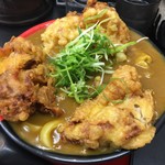 極楽うどん TKU - 鶏天カレーうどん（￥950）