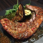 MILLE FIORI - 塩漬け豚バラのグリル ポルケッタ マスタードソース（￥1600）