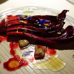 Le Calandre - Red radicchio with spicy sauce