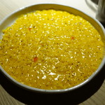 Le Calandre - Saffron risotto with licorice powder and 