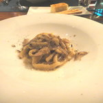 osteria LIU - 黒トリュフソースで和えたウンブリッチェリ