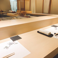 鮨 青海 - 16時。この後飛び込みの人多数。当日は電話予約が嬉しいそうです。