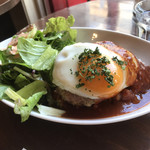 プルーカフェ - ロコモコ。美味い！