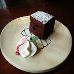 西洋料理店 もりたろう - デザートのガトーショコラ