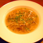 ニューベリー カフェ - エリンギ・舞茸・えのきのスープ