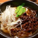 黒ぶたの肉うどん