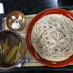 江戸変わりそば 飯嶋 - カモ汁はつけ蕎麦です。