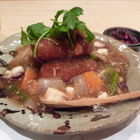 割烹 大田川 - クリームコロッケ野菜あんかけ　アップ