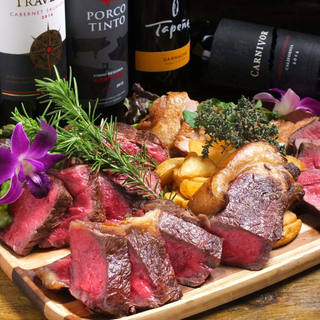 2時間飲み放題付タコのマリネ含む全7品 女子会コース 4500円 3500円 税抜 コスパ あれもこれも食べたいお肉love女子集合 肉とワインの酒場 Ferrous 新宿西口 フェローズ 新宿西口 ダイニングバー 食べログ