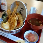 えびのや - 金目鯛と春野菜の天丼