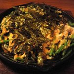 ほうれん草の鉄板焼き