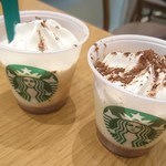 スターバックスコーヒー 札幌発寒店 - これが新商品のティラミスの試食。