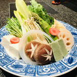 久壷庵 - しゃぶしゃぶ用のお野菜