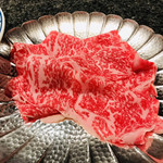 久壷庵 - しゃぶしゃぶ用のお肉